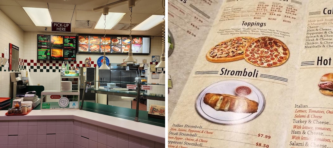 Corrado's Pizza Menu